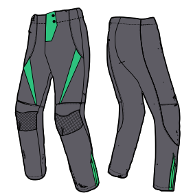 Patron ropa, Fashion sewing pattern, molde confeccion, patronesymoldes.com Motocross Pants 8040 MEN Trousers